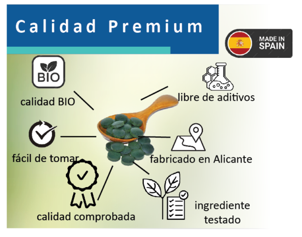 Spirulina Tabletas - Imagen 3