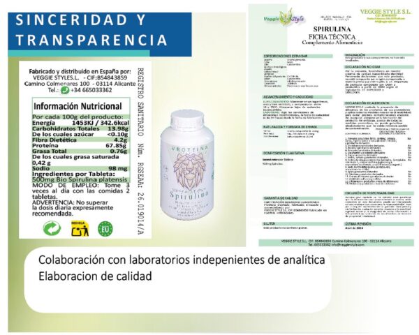 Spirulina Tabletas - Imagen 6