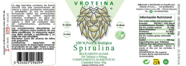 Spirulina Tabletas - Imagen 7