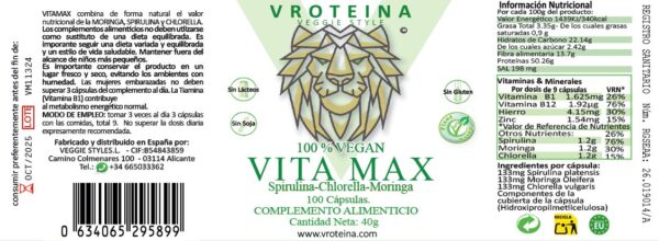 VitaMax = Spirulina+Moringa+Chlorella - Imagen 6