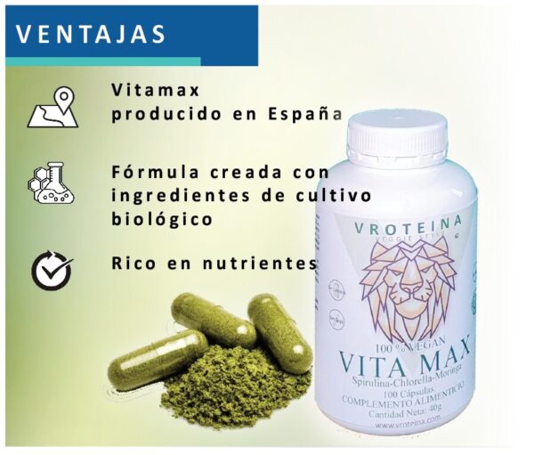 VitaMax = Spirulina+Moringa+Chlorella - Imagen 4