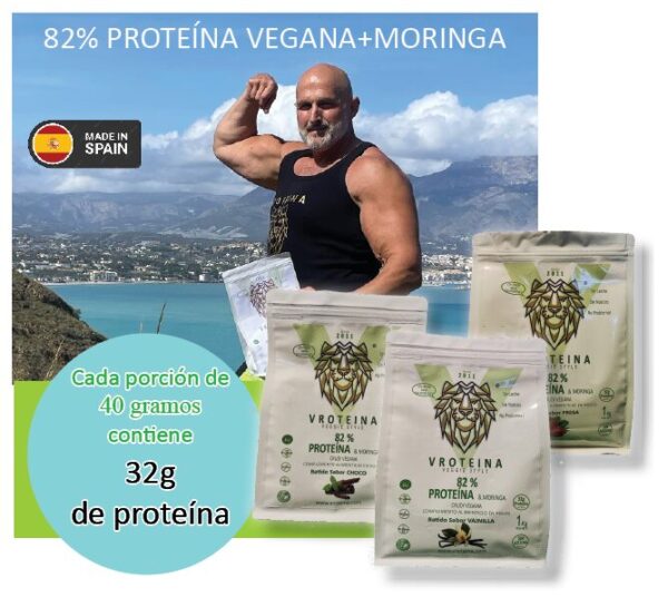 PROTEÍNA+MORINGA 100%VEGAN - Imagen 2