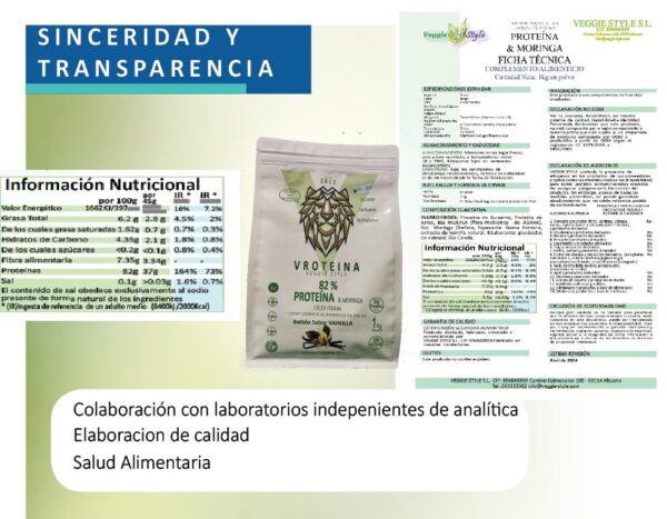 PROTEÍNA+MORINGA 100%VEGAN - Imagen 6