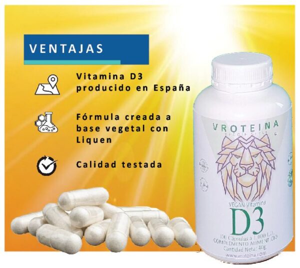 Vitamina D3 - VEGAN - Imagen 4