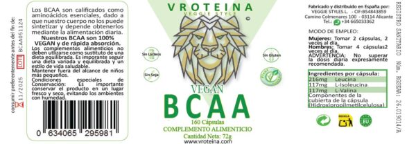 BCAA - Vegan - Imagen 6